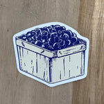 Blueberry Sticker - Premium Vinyl Decals | Weatherproof Scratch Resistant Matte Finish - Counter Couture