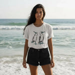 Blue Footed Booby T-Shirt – Women's Graphic Tee | Soft Cotton Blend, Eco Friendly Shirt - Counter Couture
