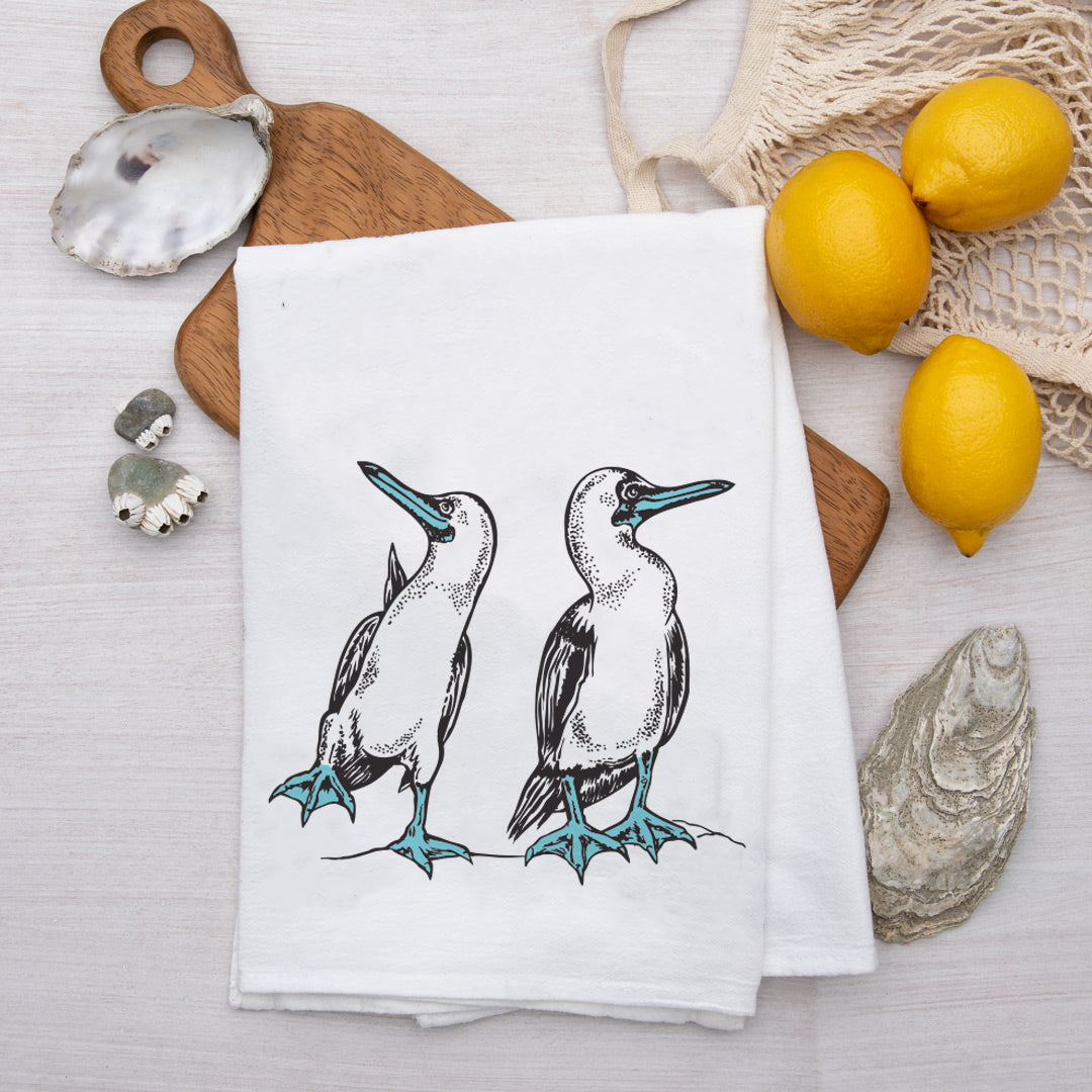Blue Footed Boobies Tea Towel - Counter Couture