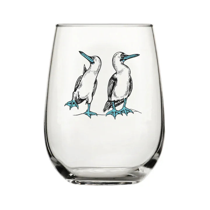 Boobies Wine – 17oz Stemless Glassware | Counter Couture - Counter Couture
