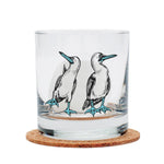 Blue Footed Booby 11oz Whiskey Glass - Made in the USA - Counter Couture