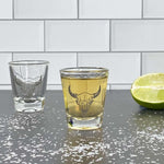 Buffalo Skull Shot Glass - Counter Couture