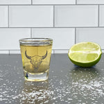 Buffalo Skull Shot Glass - Counter Couture