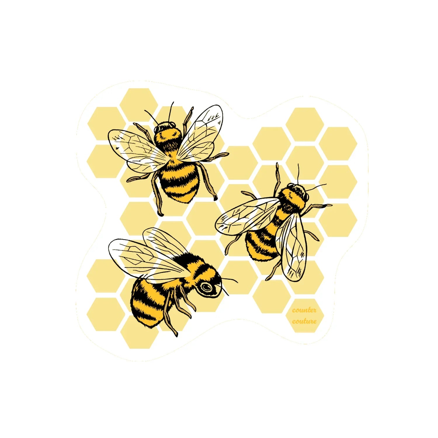 Bumble Bees Sticker - Counter Couture