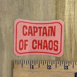 Captain of Chaos Sticker - Counter Couture