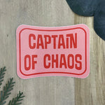Captain of Chaos Sticker - Counter Couture
