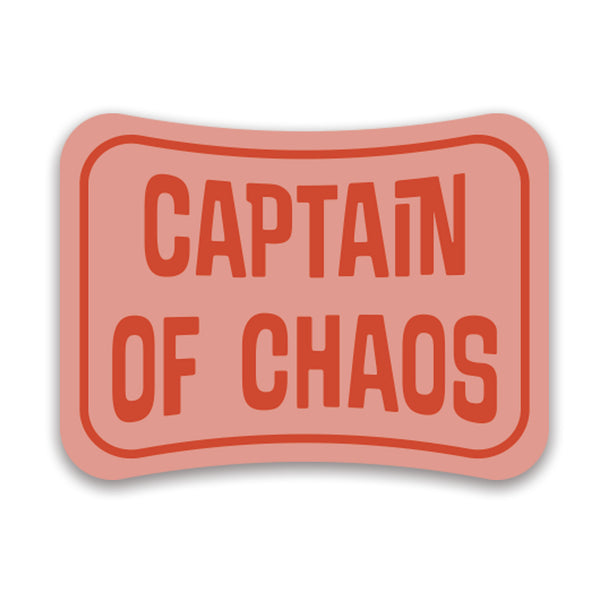Captain of Chaos Sticker