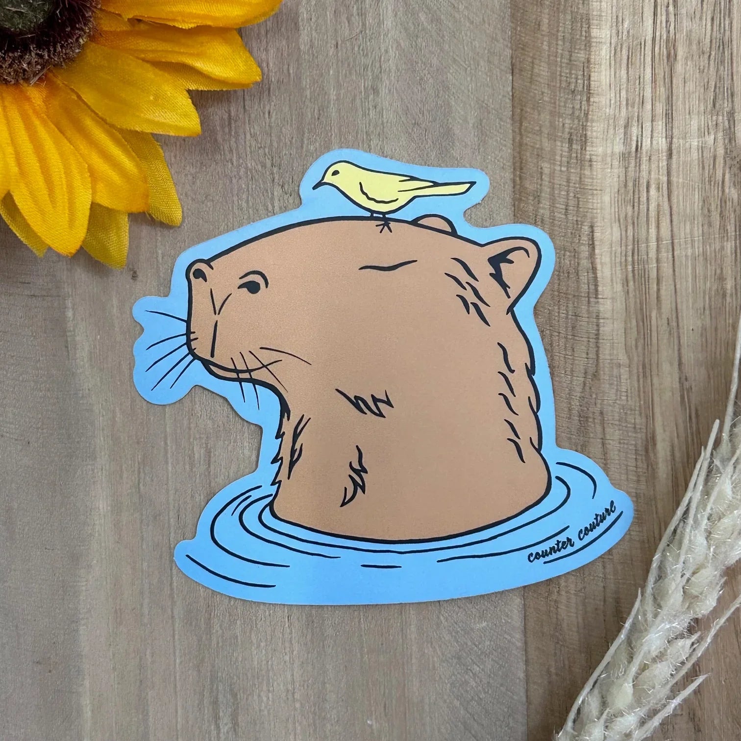 Capybara Sticker - Counter Couture