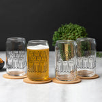 Cat Beer Can Glass - 16 oz , Top-Rack Dishawasher Safe - Counter Couture