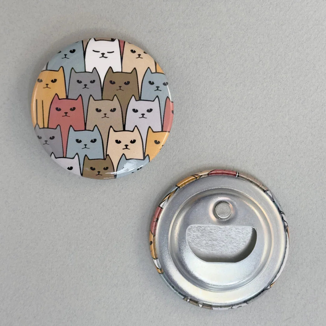 Cat Bottle Opener – Unique Stainless Steel Bar Accessory & Kitchen Gadget - Counter Couture