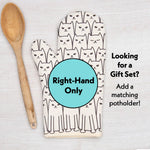 Cat-Themed Oven Mitt and Potholder Set - Heat Resistant, Fun Kitchen Accessories - Counter Couture