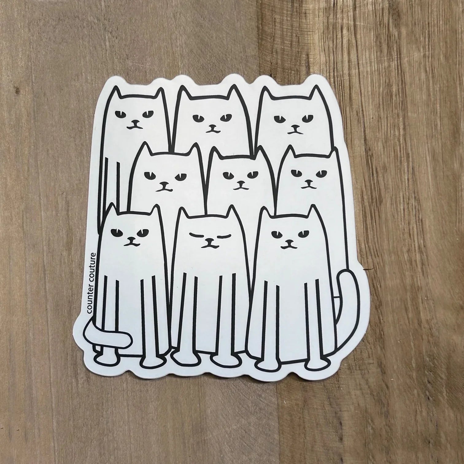 Cat Sticker - Counter Couture