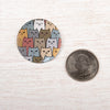 Cats Button Pin – 1.25 Inch Cute Cat Pins | Unique Pin Design from Denver
