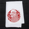 Chicken + Berries Flour Sack Towel