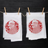 Chicken + Berries Flour Sack Towel