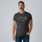 Colorado Mountain Range Shirt - Unisex T-Shirt With Hand Drawn Mountain Graphic Tee - Counter Couture