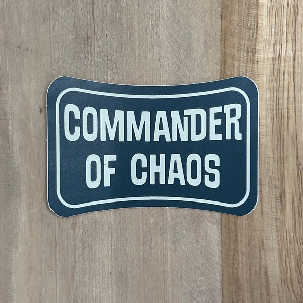 Commander of Chaos Sticker