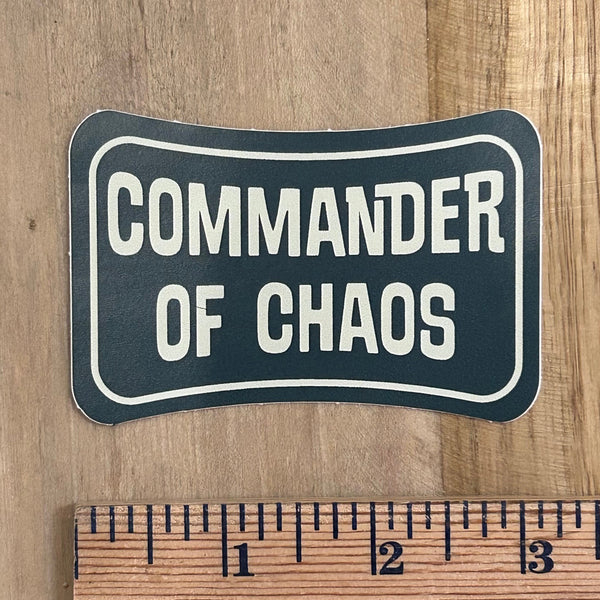 Commander of Chaos Sticker