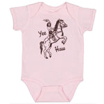 Cowgirl Baby Bodysuit - Retro Design, Eco-Friendly - Counter Couture