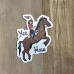 Cowgirl Vinyl Sticker - Waterproof & Scratch Proof Perfect for Water Bottles & Laptops - Counter Couture
