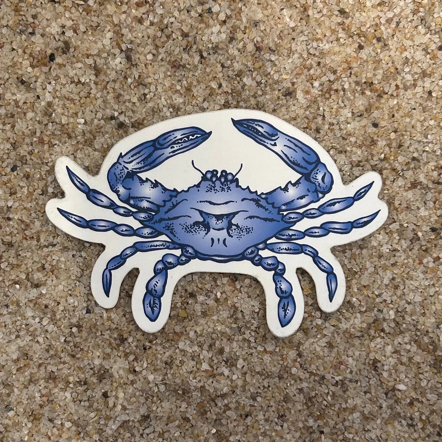 Crab Sticker - Blue - Counter Couture