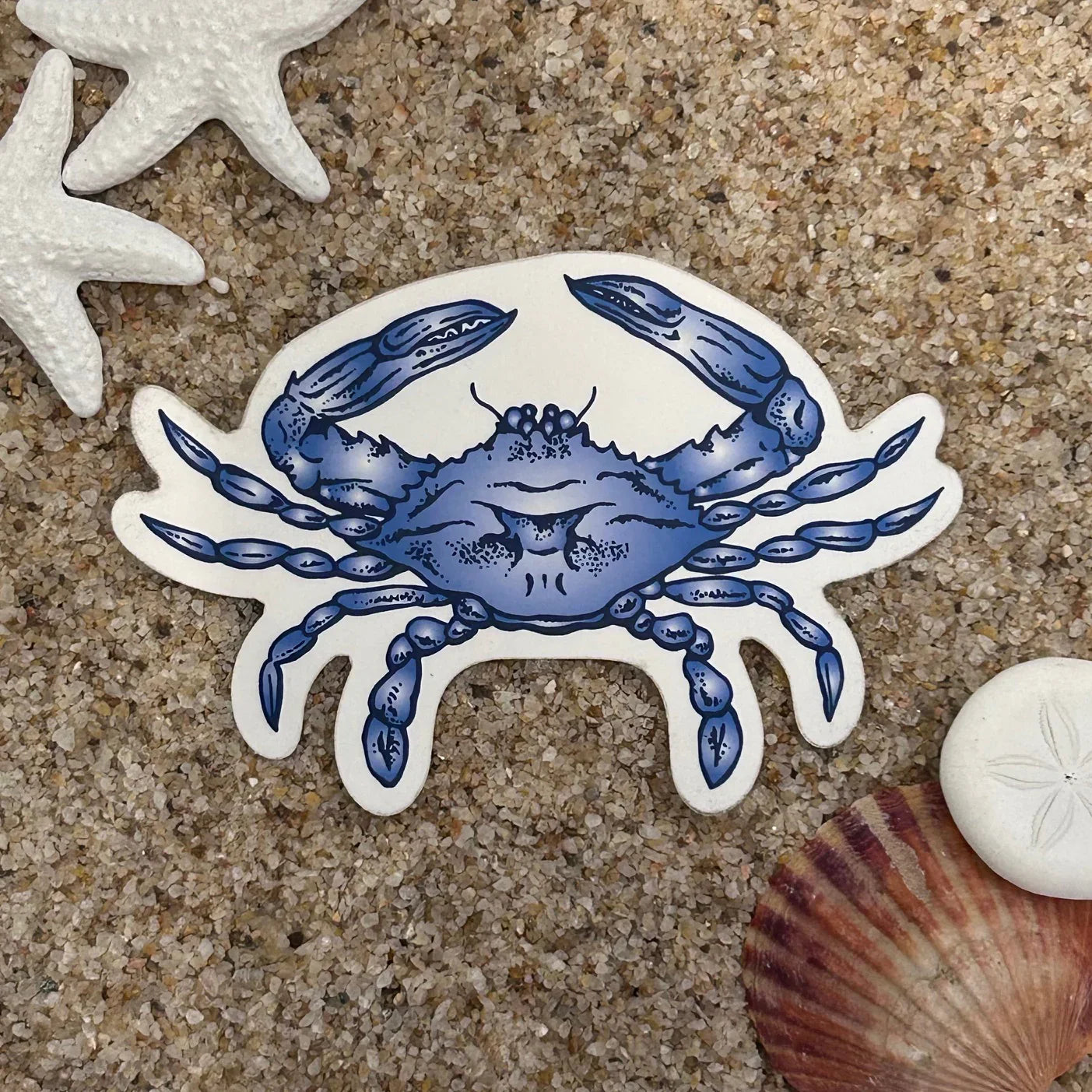 Crab Sticker - Blue - Counter Couture