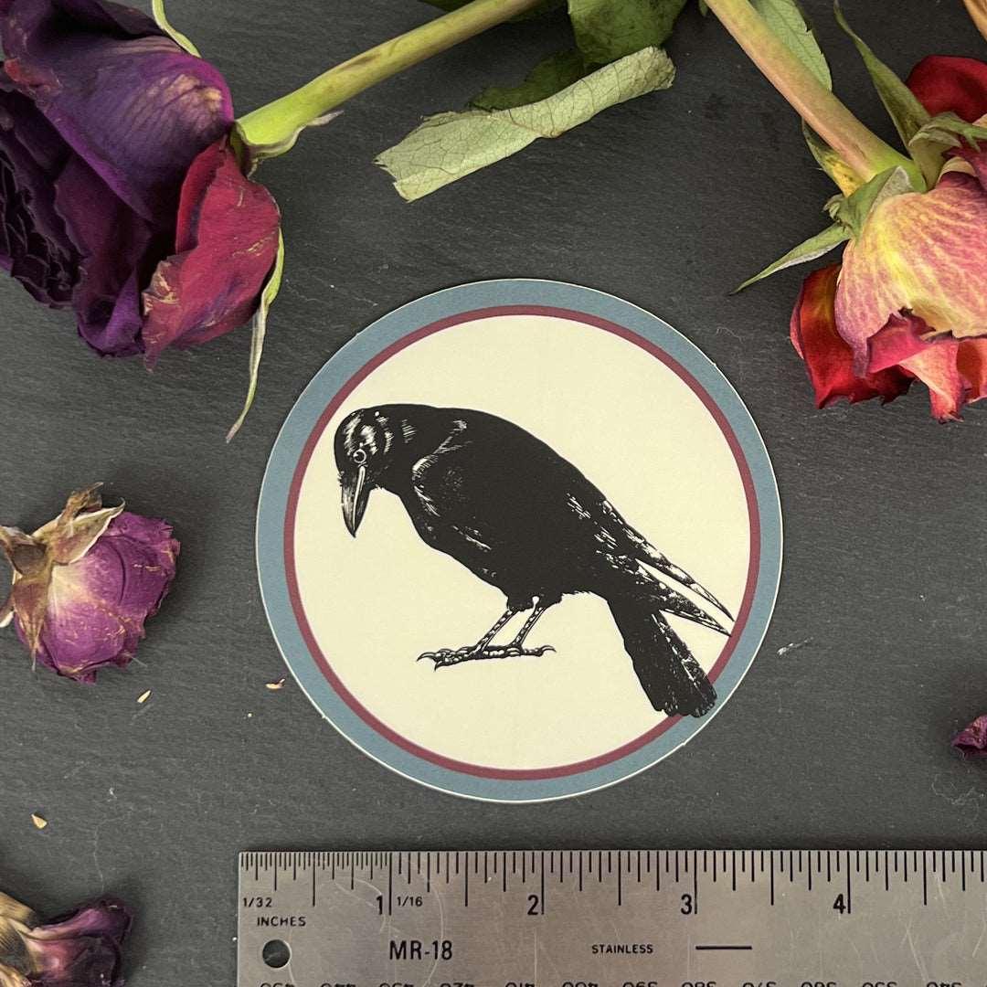 Crow Badge Sticker - Counter Couture