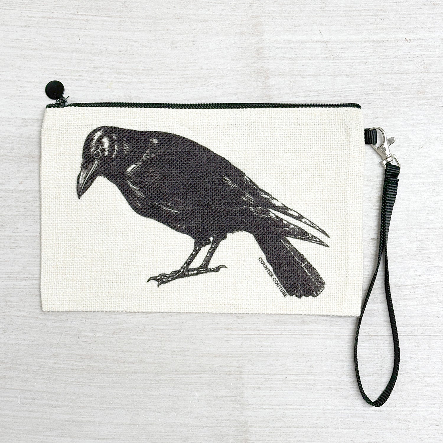 Crow Zipper Pouch