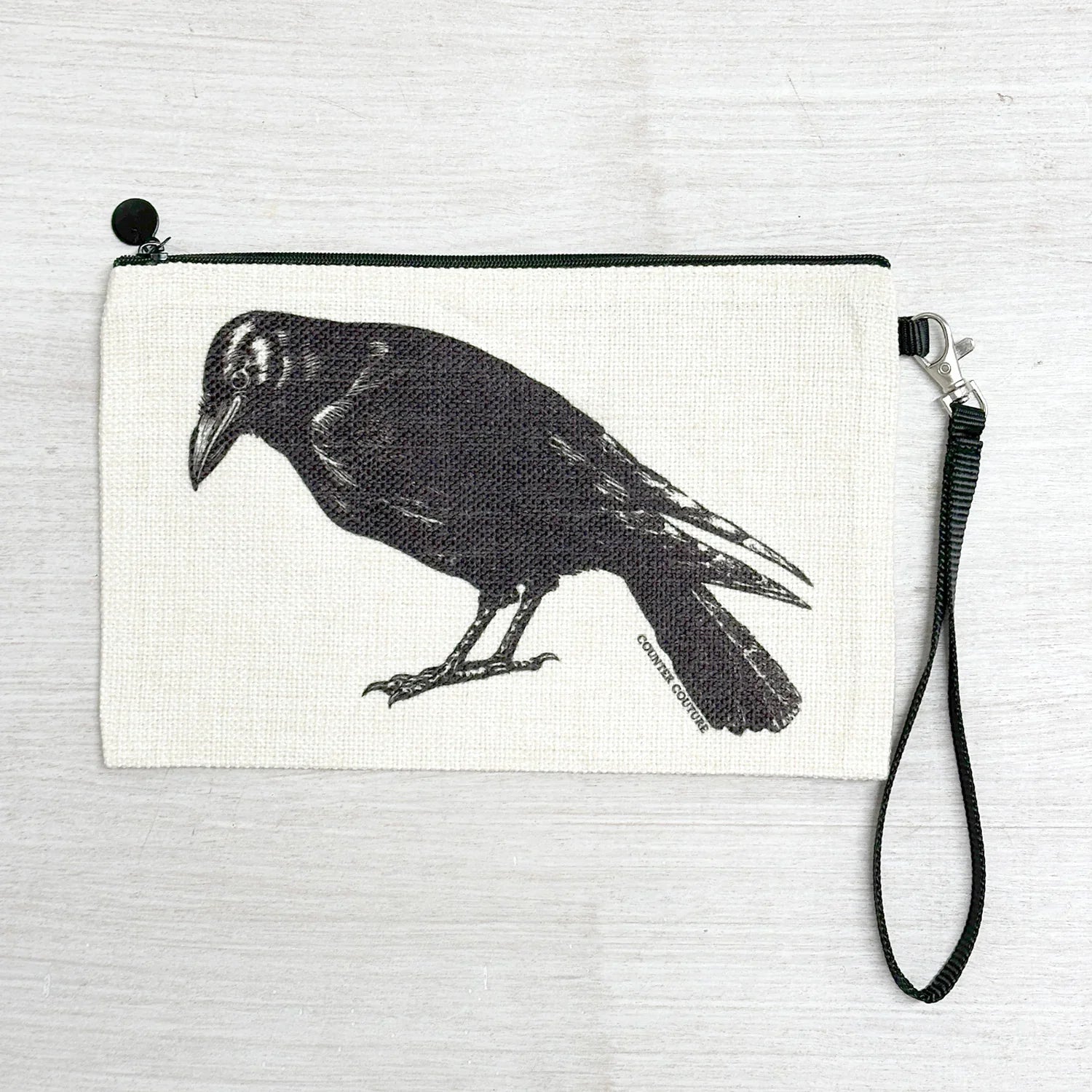 Crow Zipper Pouch - Counter Couture