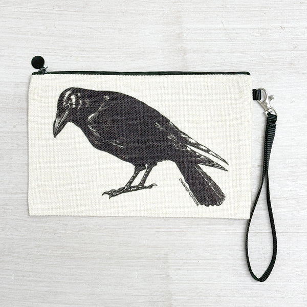 Crow Zipper Pouch