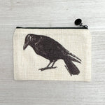 Crow Zipper Pouch - Counter Couture