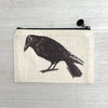 Crow Zipper Pouch