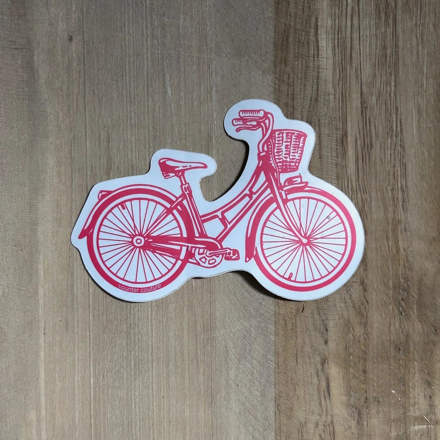 Cruiser Bike Sticker – Durable Vinyl Decal | Waterproof, Scratch Resistant Matte Finish - Counter Couture