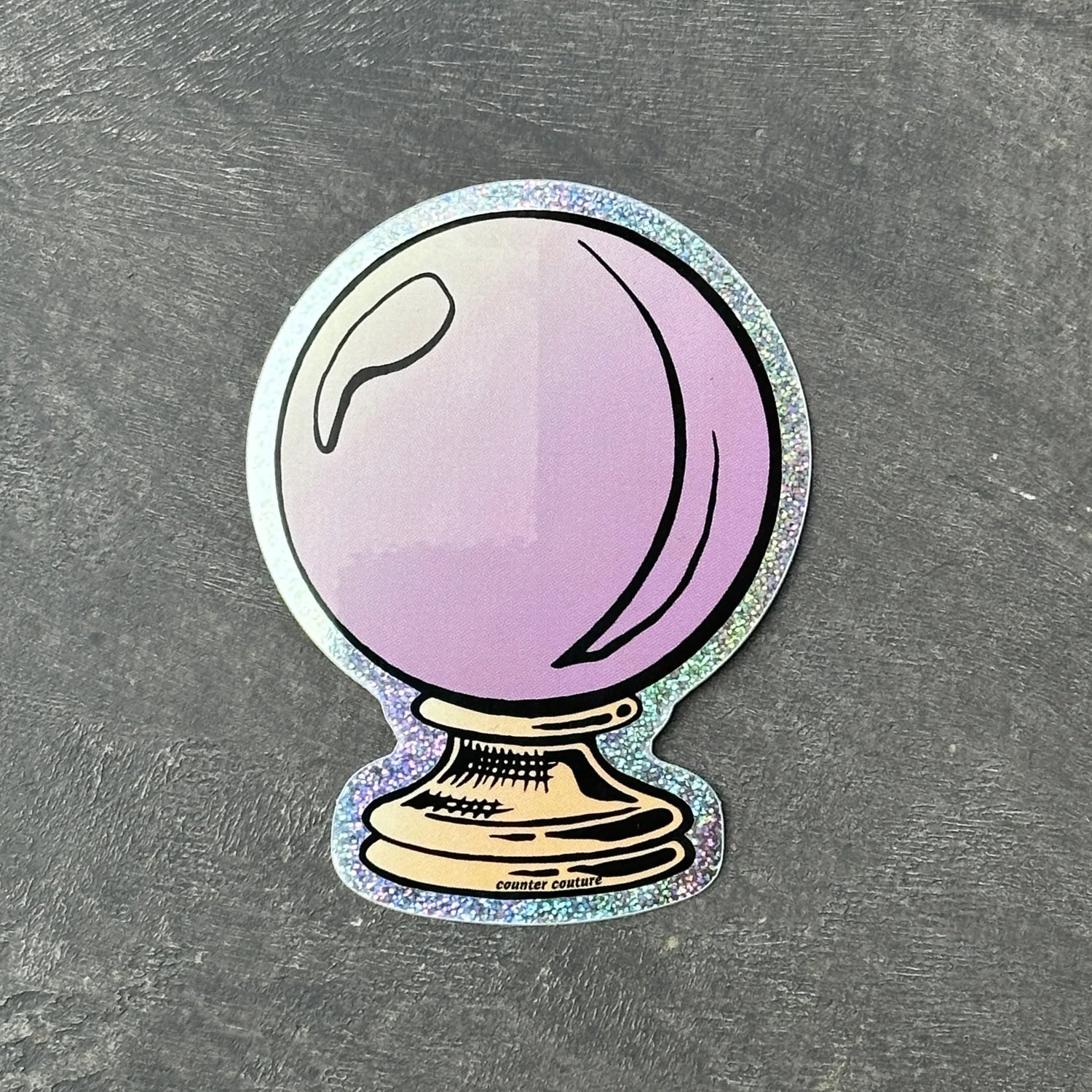 Crystal Ball Vinyl Sticker - Waterproof & Scratch Proof Halloween Decals - Counter Couture