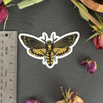 Death Head Moth Sticker - Counter Couture