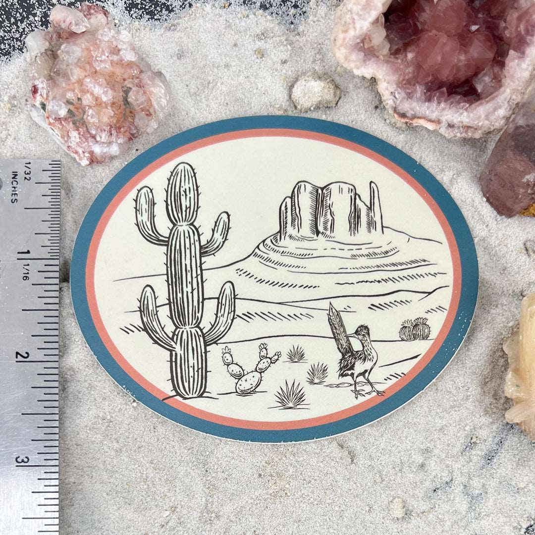 Desert Die Cut Sticker