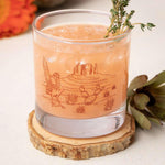Desert Rocks Glass - 11oz Whiskey Glass - Locally Made - Counter Couture