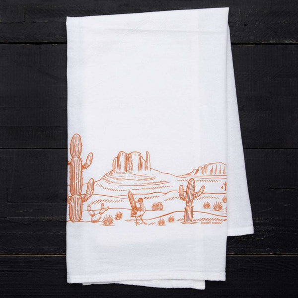 Desert Cotton Kitchen Towel - Printed Tea Towel - Counter Couture