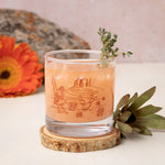 Desert Rocks Glass - 11oz Whiskey Glass - Locally Made - Counter Couture