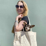 Dog Canvas Tote Bag - Reusable, Eco-Friendly, Shopping, Grocery, Gift, Market - Counter Couture