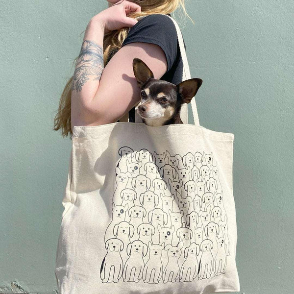 Canvas Grocery Bag - Dog Tote – Counter Couture