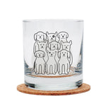 Dog Rocks Glasses - Black Print - Dishwasher-Safe - Counter Couture