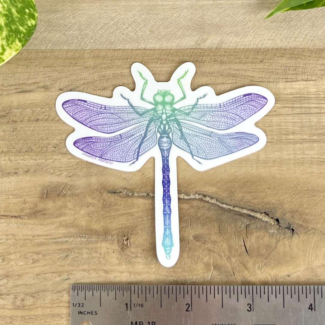 Dragonfly Die Cut Sticker - Counter Couture