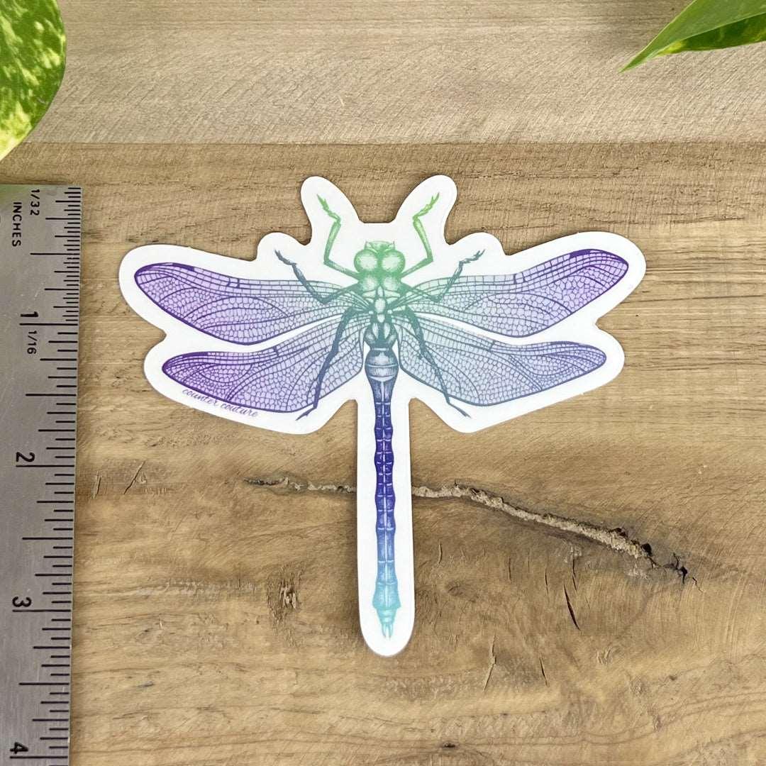 Dragonfly Die Cut Sticker - Counter Couture