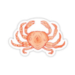 Dungeness Crab Sticker - Red - Counter Couture