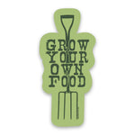 Grow Your Own Food Sticker – Gardening Vinyl Decal – Homesteader Laptop Sticker – Sustainable Living Gift – Garden Lover Sticker – Eco Friendly Vibes - Counter Couture