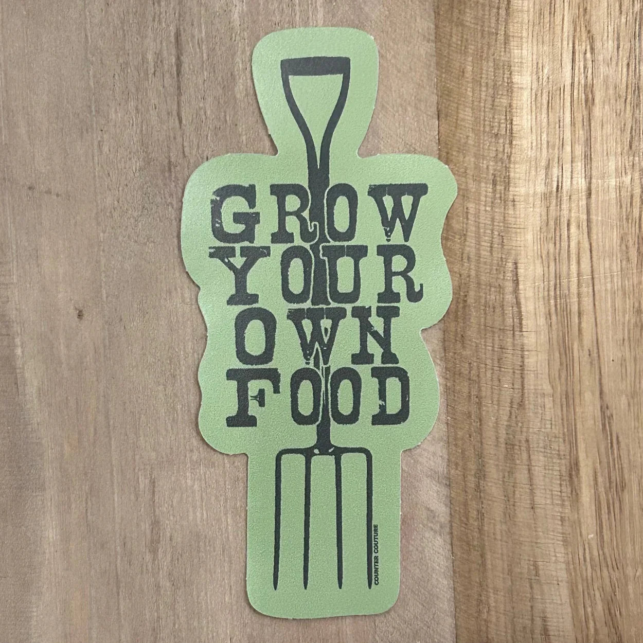 Grow Your Own Food Sticker – Gardening Vinyl Decal – Homesteader Laptop Sticker – Sustainable Living Gift – Garden Lover Sticker – Eco Friendly Vibes - Counter Couture