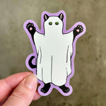 Ghost Cat Sticker - Counter Couture