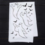Ghosts Flour Sack Towel - Eco-Friendly Cotton & Hand-Drawn - Counter Couture