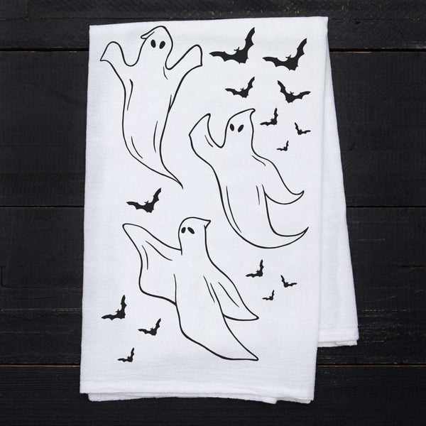 Halloween Ghost Tea Towel